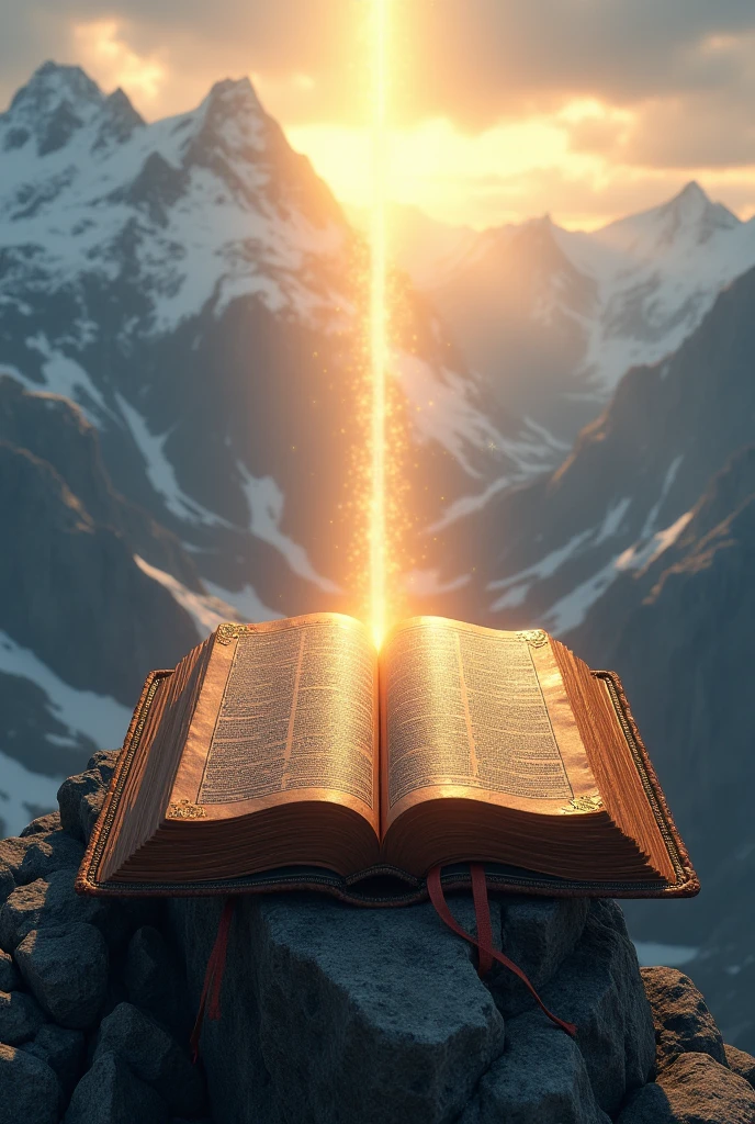 Bible on the mountain