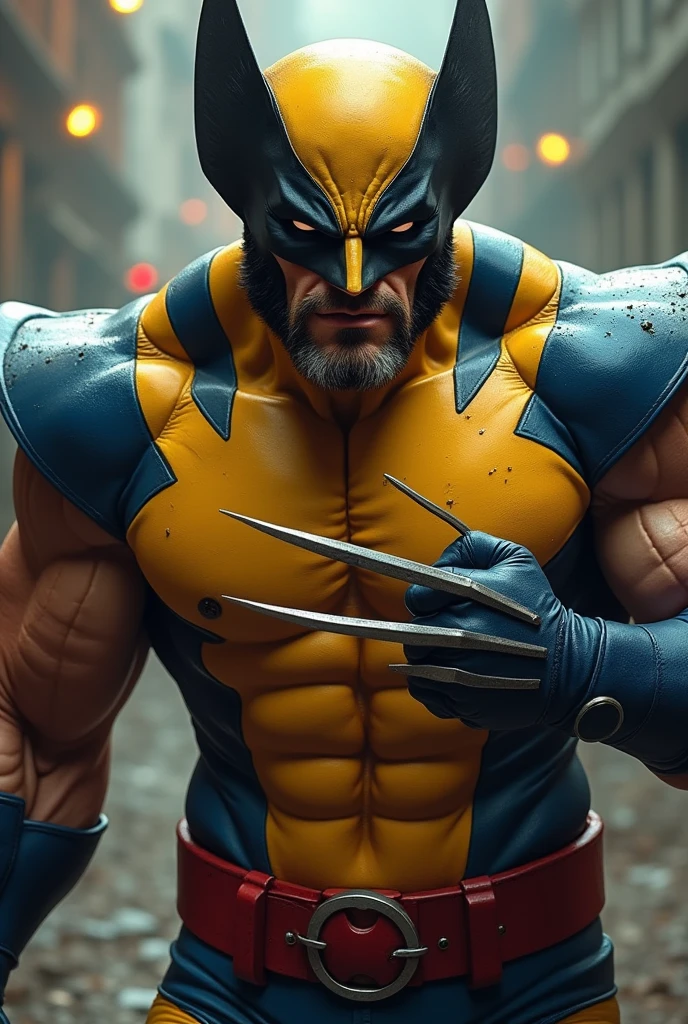 Wolverine showing his full penis