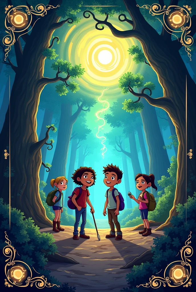 Full color book cover based on gravity falls but completely original