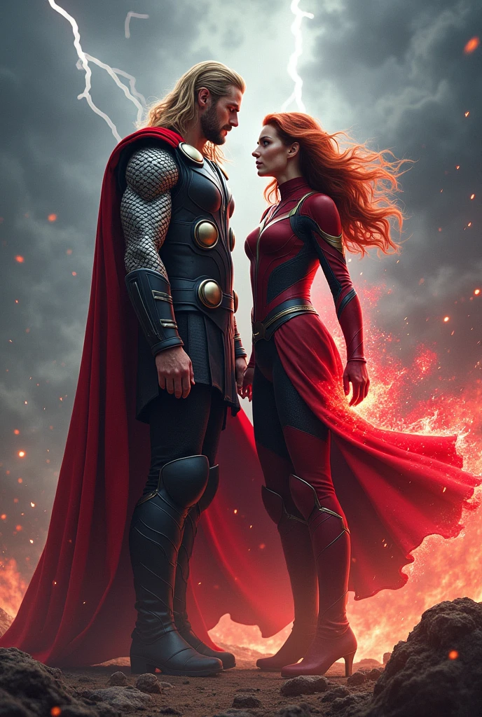 thor and scarlet witch