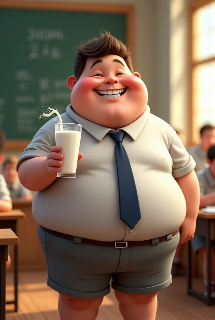 Large Bob Milk Schoolboy