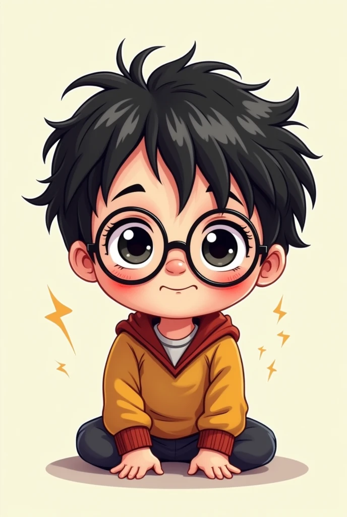 Harry potter baby drawing pixar lineart style