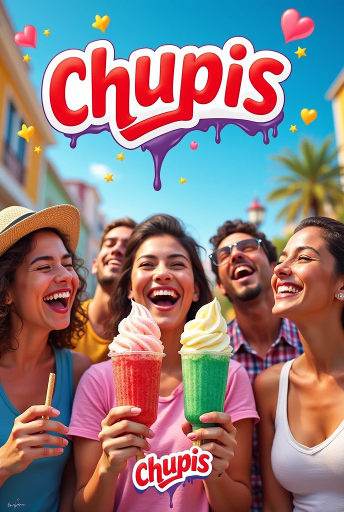 Advertisement for Chupis with the title YohanaHelados
