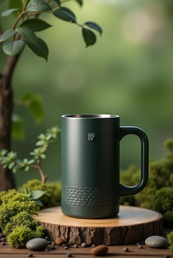 Peut tu me cree une image des nouvel thermos/mug a la mode au etats unis , une image bien rzcolleur qui met en avant la nature et la reetulisation du contenant