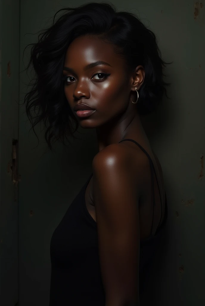 nstyle dark skinned female
