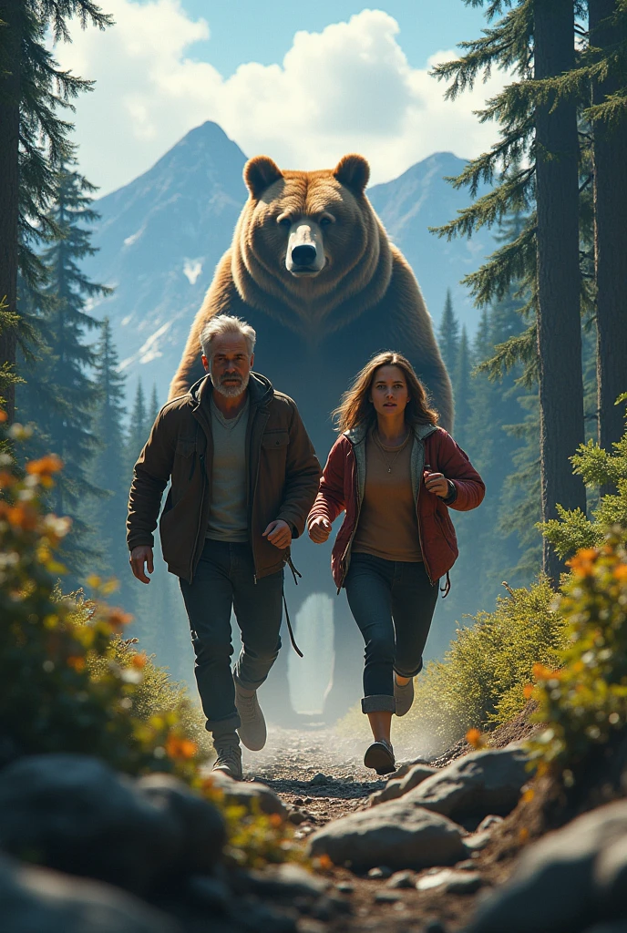 Kevin James and Libel Wilson are on the run from the big bad Mysterious Grizzly.