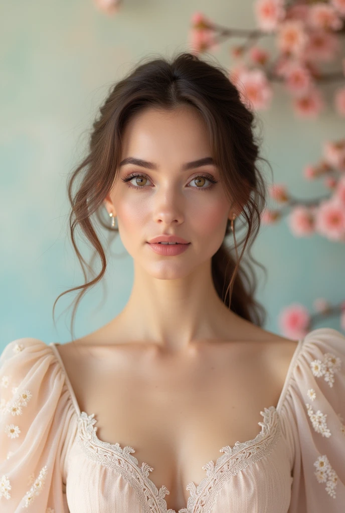Create a creative feminine look
