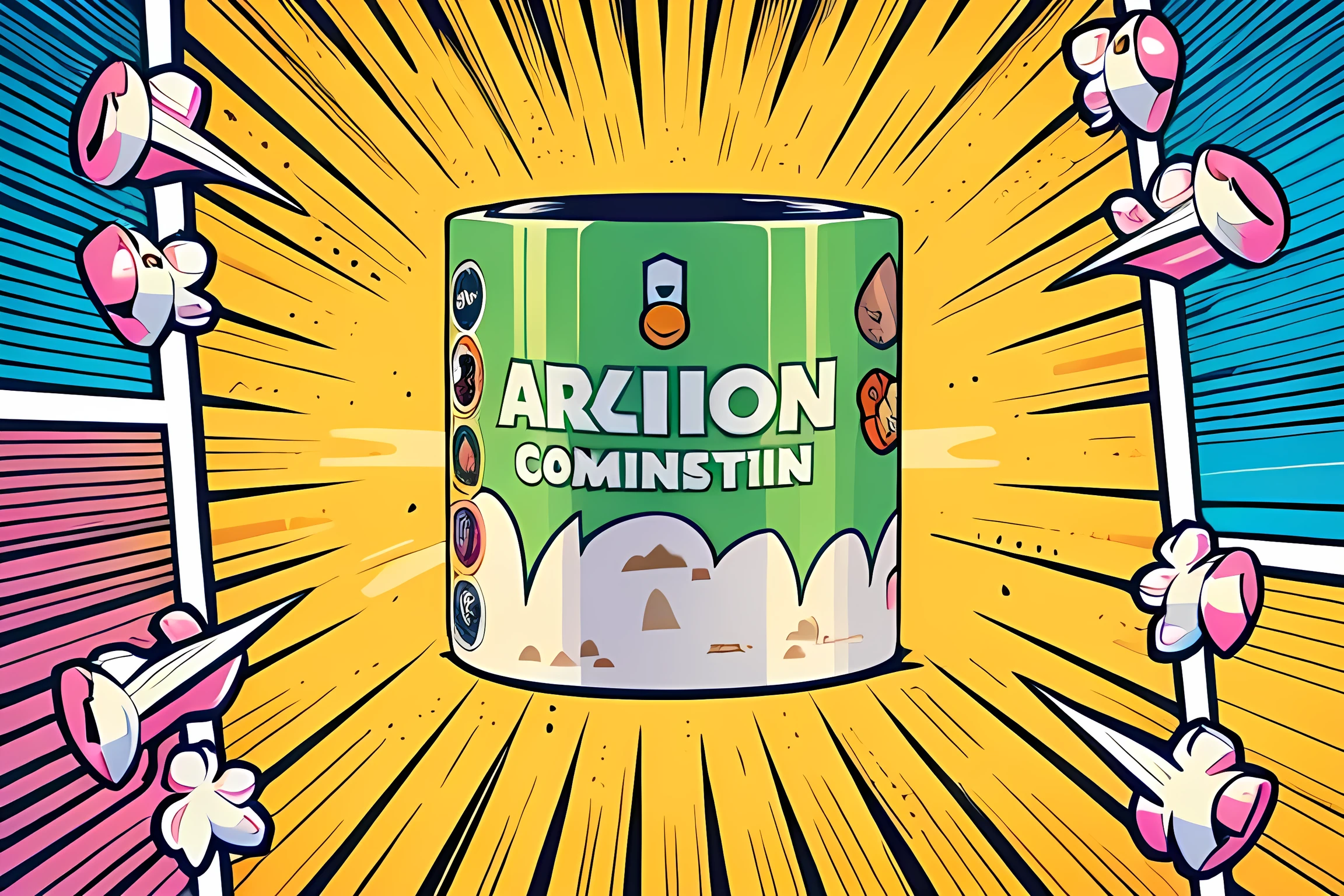 art station, illustration style, comic style, cartoonish style