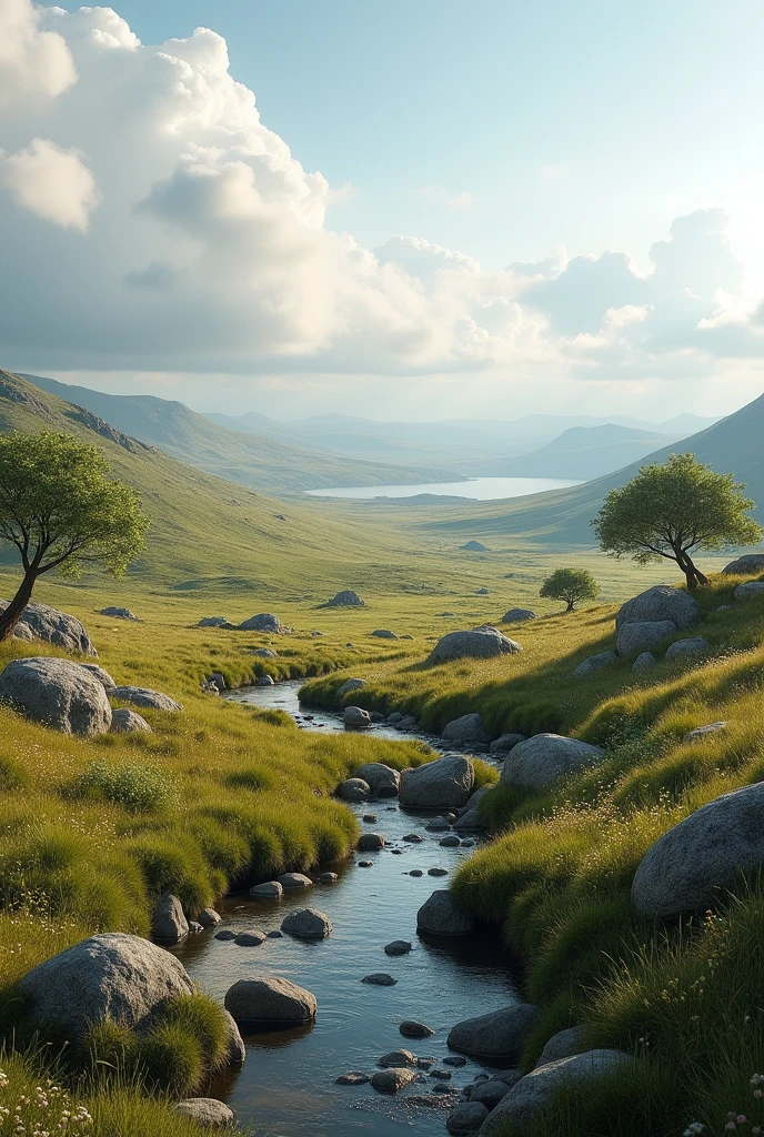 Image of the moorland without anyone