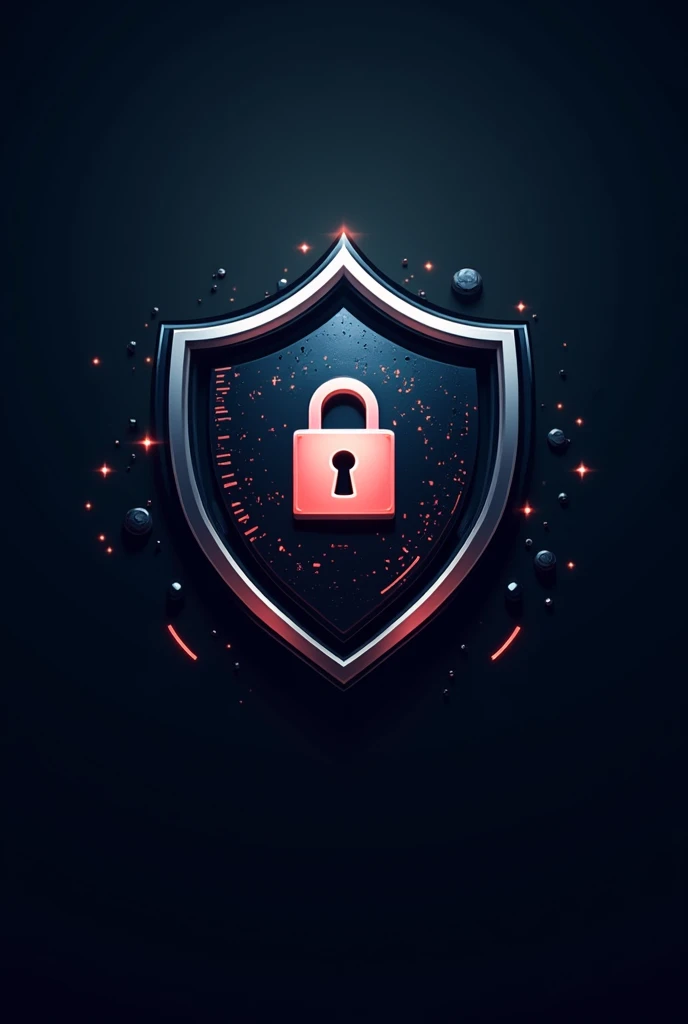 Cybersecurity malware protection logo