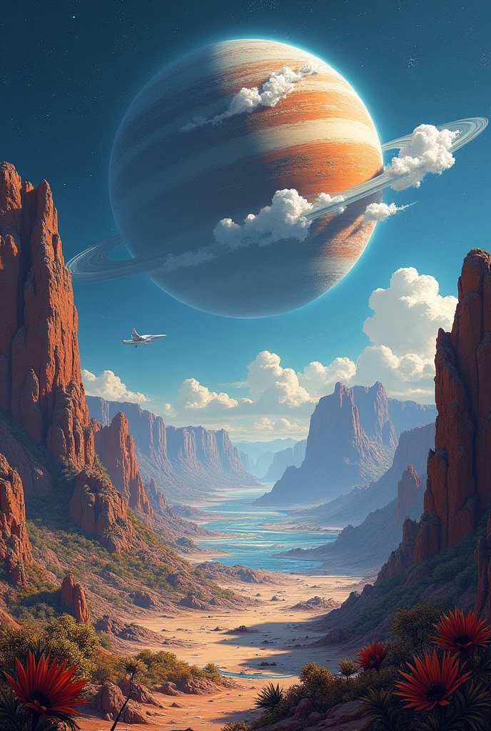 Make a planet with a semi-realistic drawing