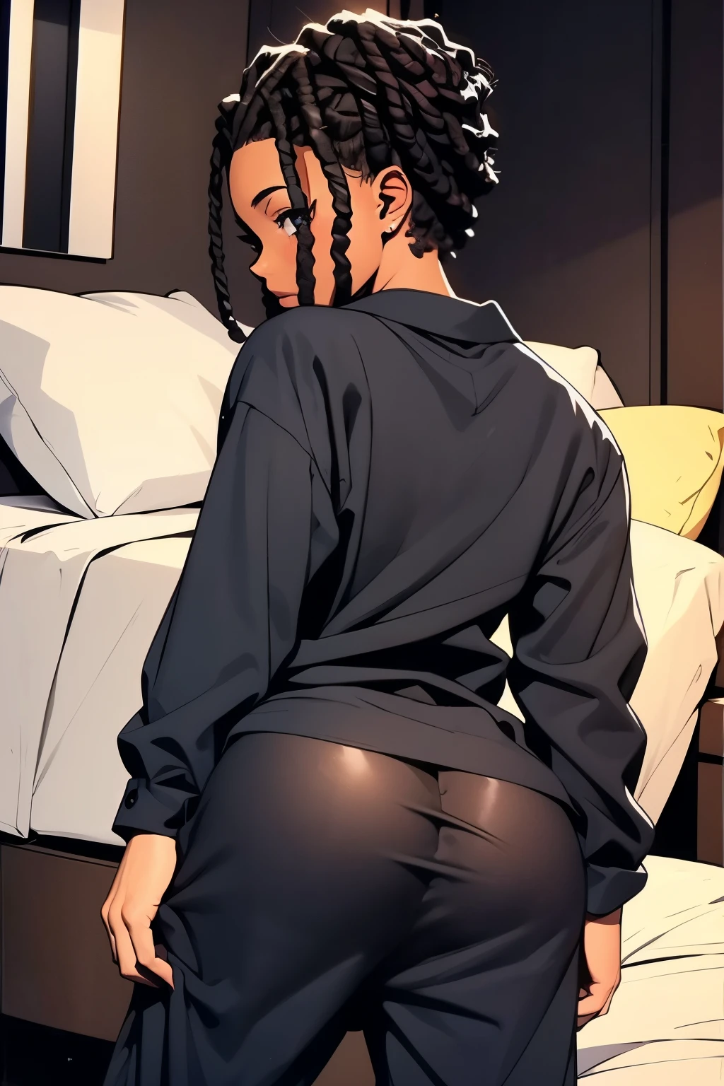 black boy butt pajamas