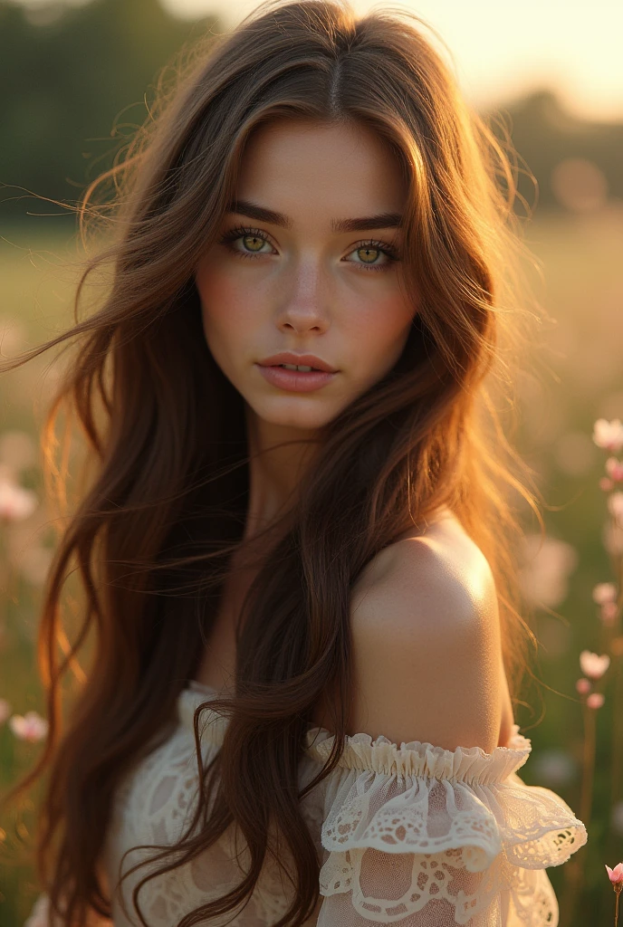 Very beautiful brunette girl
