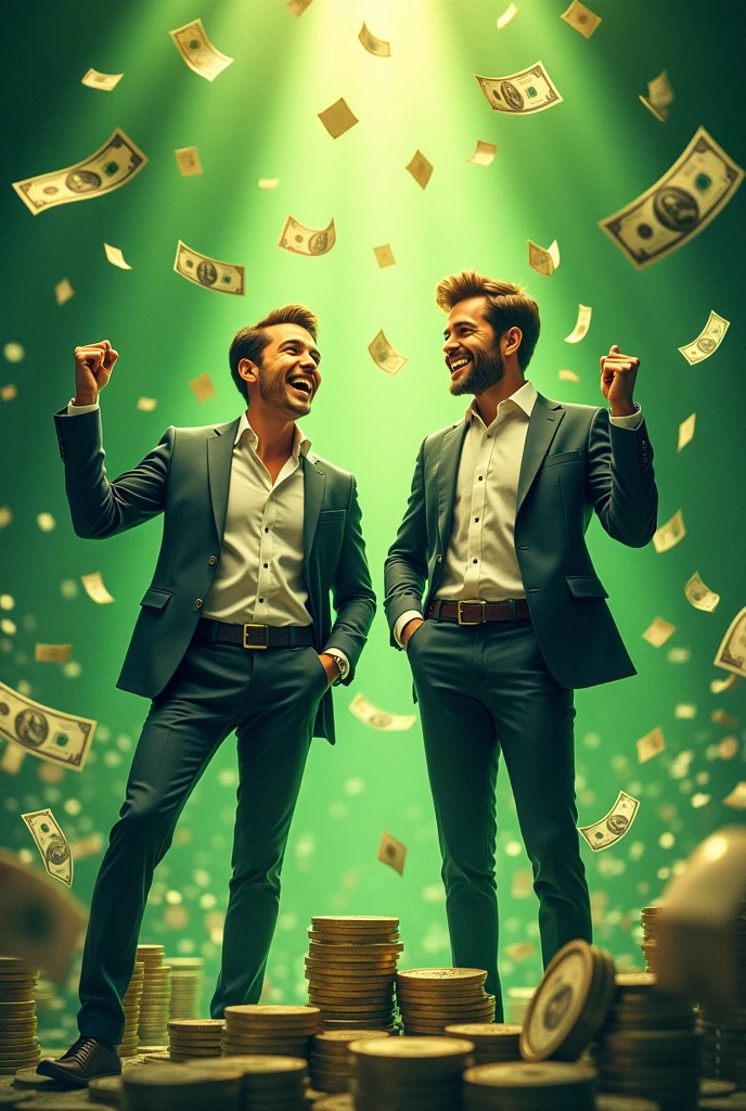 
"It&#39;s fire in the earnings! 💸💸💸 Com o Green, the profit is certain and the pocket is full. Do you want to be part of this winning team?? So come to Green and watch the money fall into your account.! $$$"