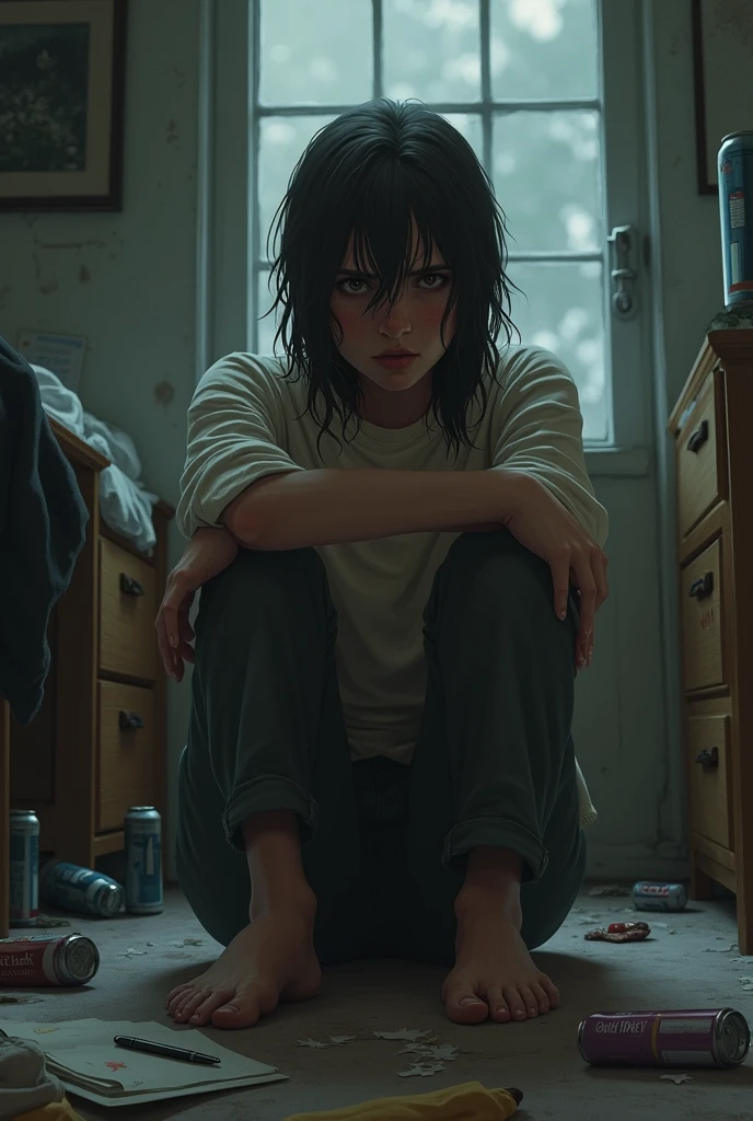 A college student with drug problems.