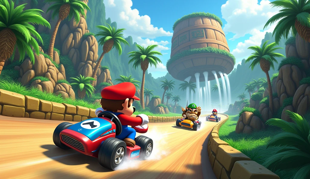 Mario Kart Double Dash's DK Mountain.