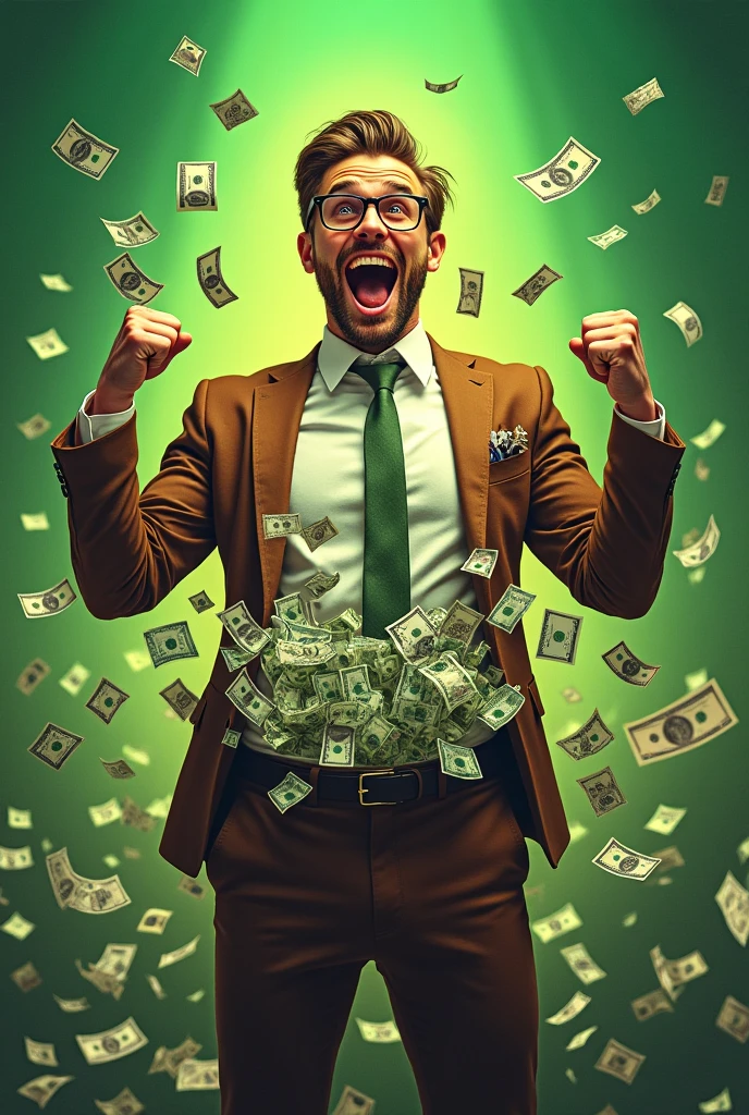 "It's fire in the earnings! 💸💸💸 Com o Green, the profit is certain and the pocket is full. Do you want to be part of this winning team?? So come to Green and watch the money fall into your account.! $$$"