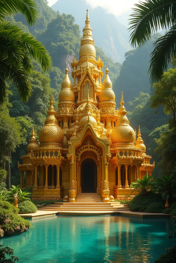 create an 18k acai temple 
