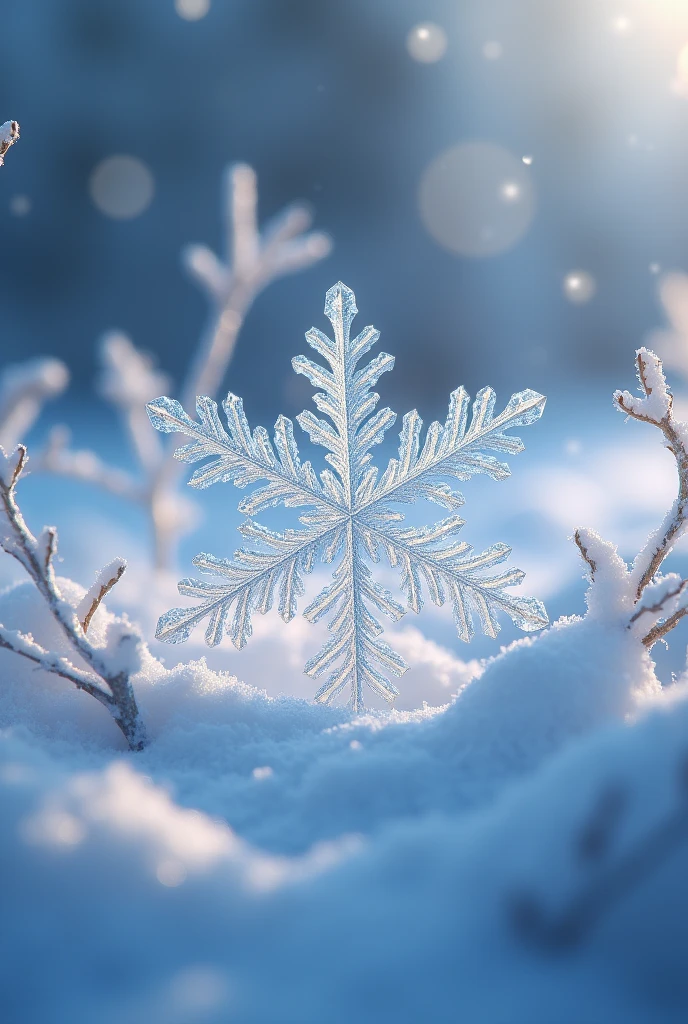 acercamiento de un copo de nieve, dibujo, fondo desfigurado, a snow flake, snowy landscape, winter scene, intricate detailed snow flake, highly detailed snow crystals, delicate snowy branches, soft snow, ethereal snow, (best quality,4k,8k,highres,masterpiece:1.2),ultra-detailed,cinematic lighting,dramatic lighting,glowing snow,sparkling snow,winter wonderland,serene,peaceful,tranquil