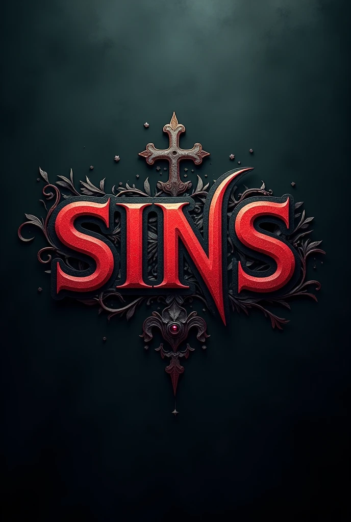 create a logo with the name sins 