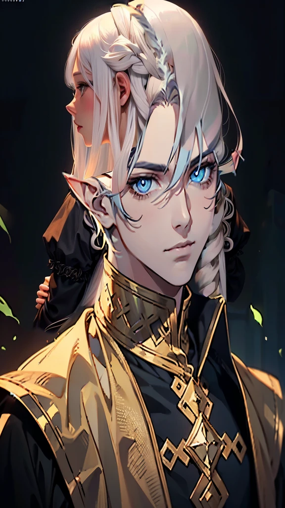 long white hair