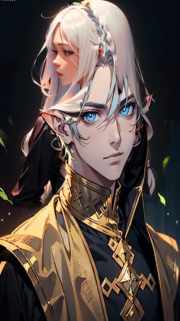 long white hair
