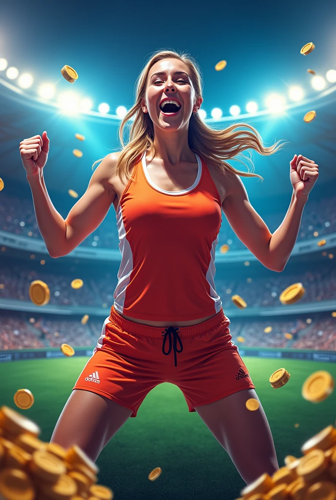 Create a sports betting image with the wording Deu Green pays 🔥🤑 $$$ little money