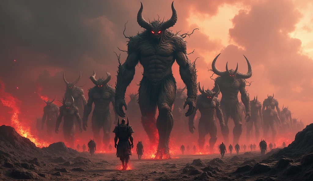 Army of demons and giants
