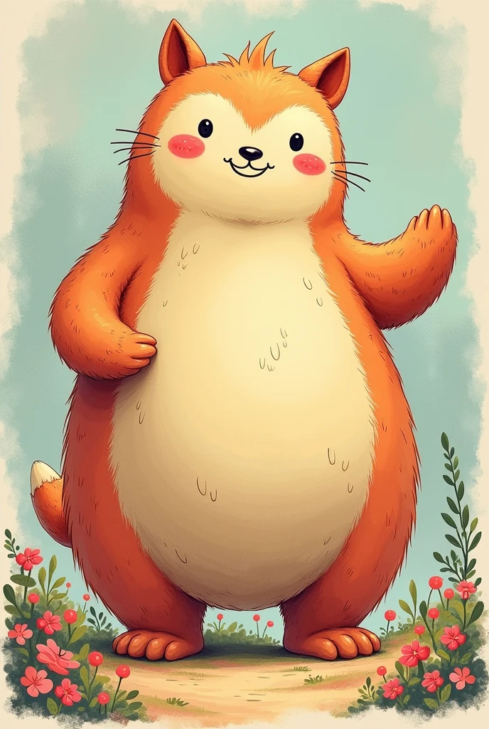Cute giant drawing