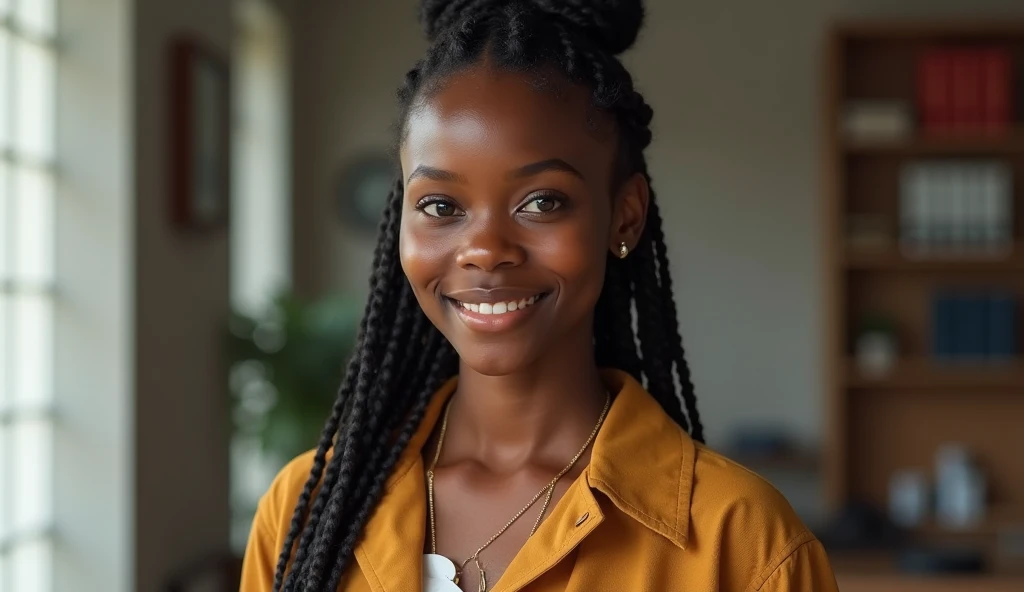 1 Nigerian female university student.
