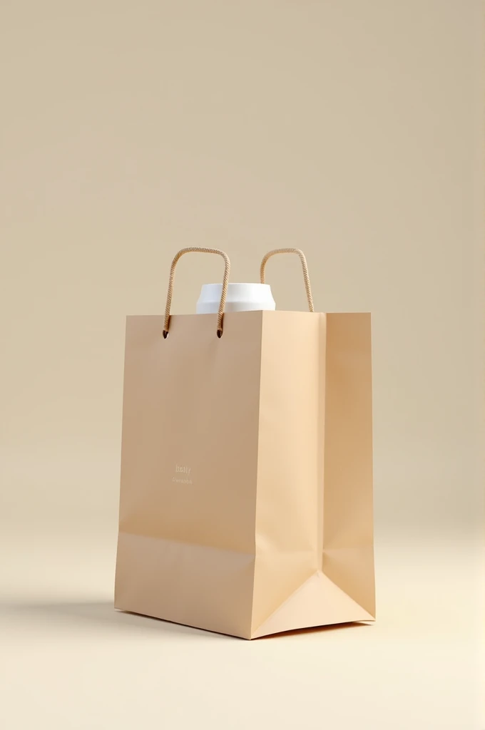 Create a paper bag with 3D product