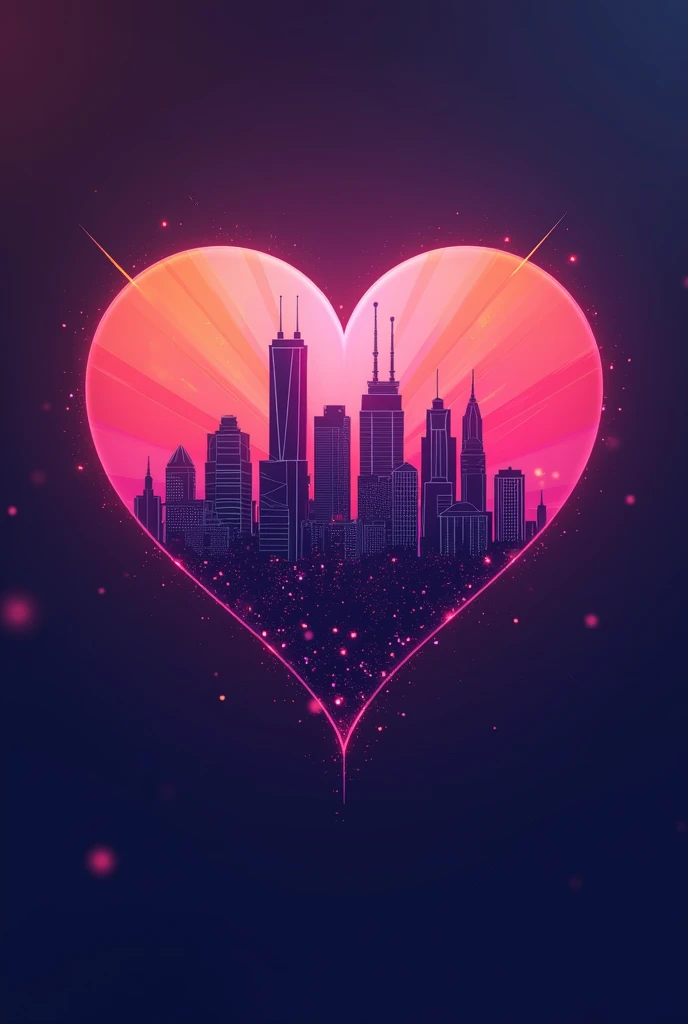 logo heart city
