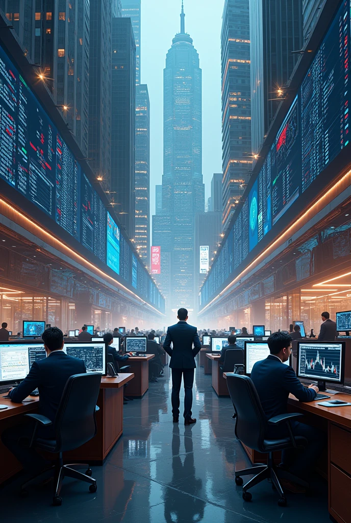 Mafieu + bourse + trading + bureau + money