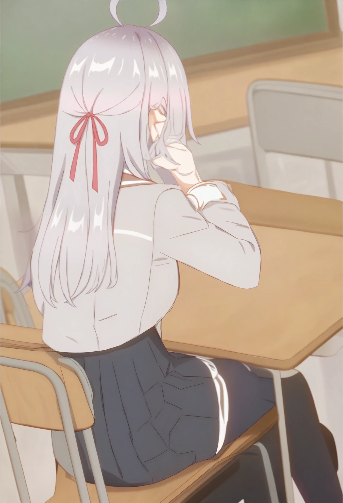 Titty fuck in the classroom