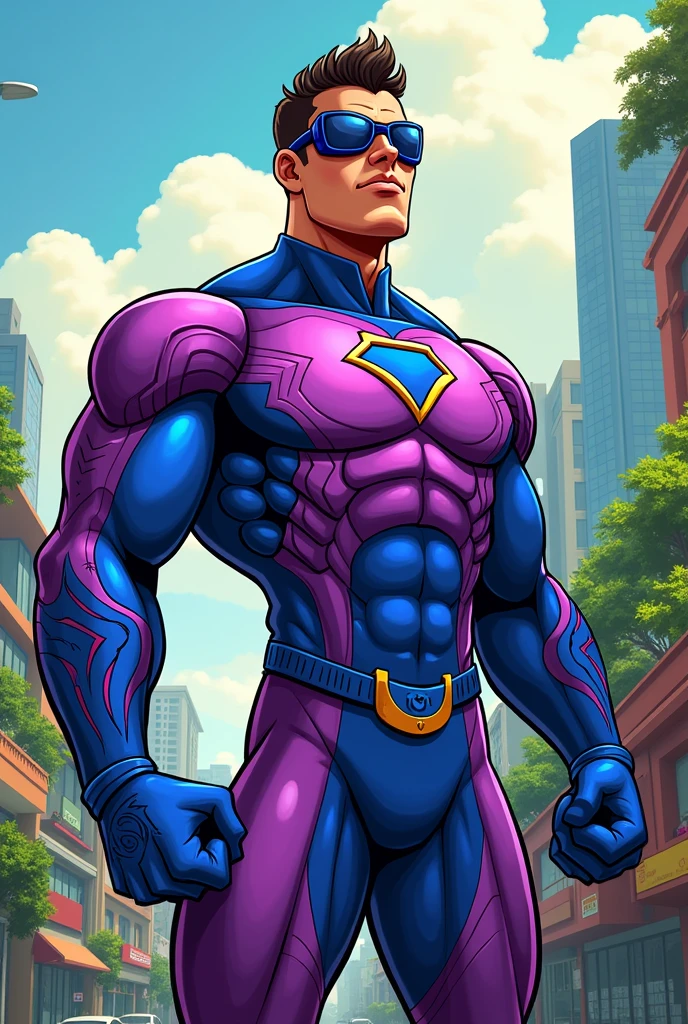 Man with great bulge in pose that expresses grunting and display of his great produberance. Phalocentric, tight clothes.