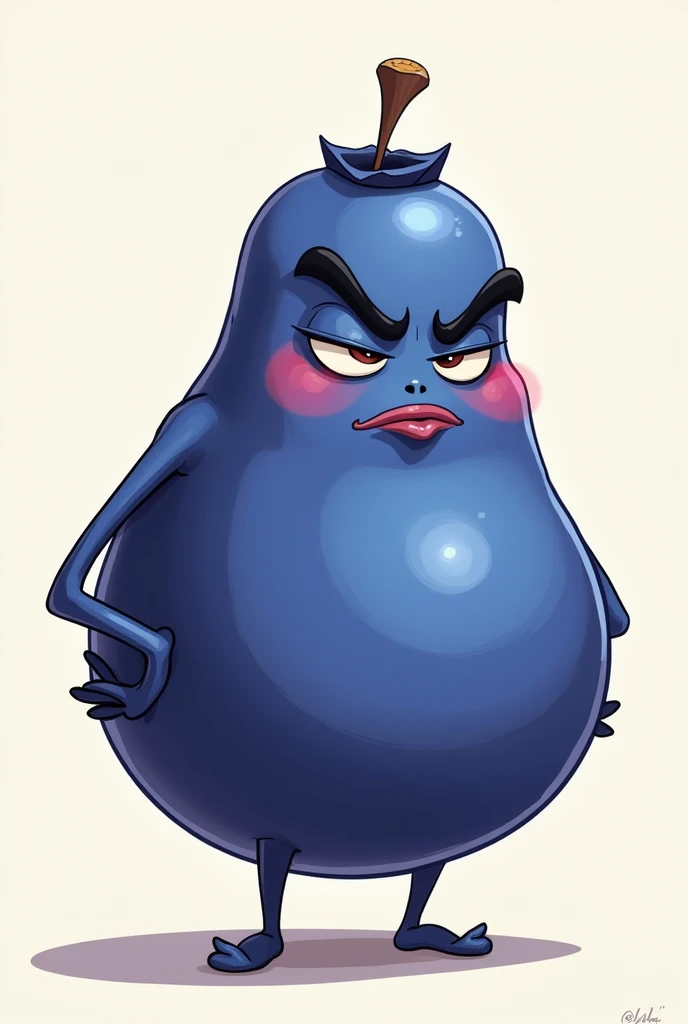 stuck up blueberry