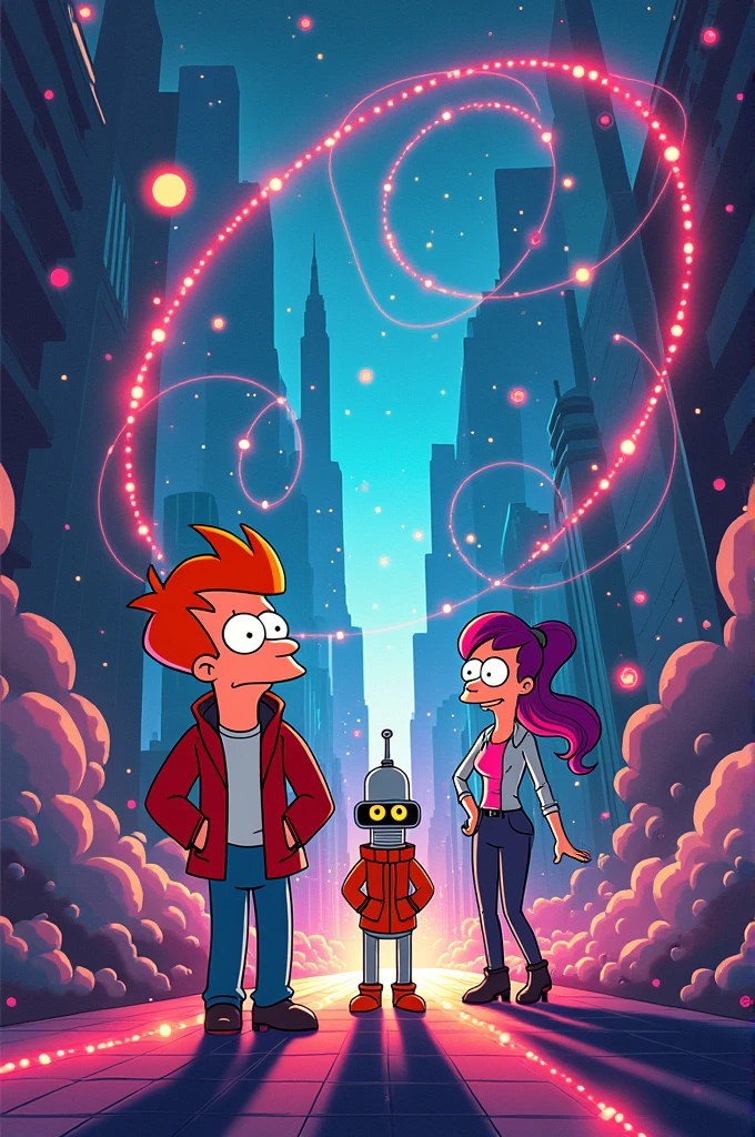 Futurama poster related to quantum physics 