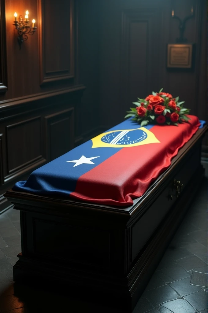 Would it be possible to create a coffin with the PT party flag? 