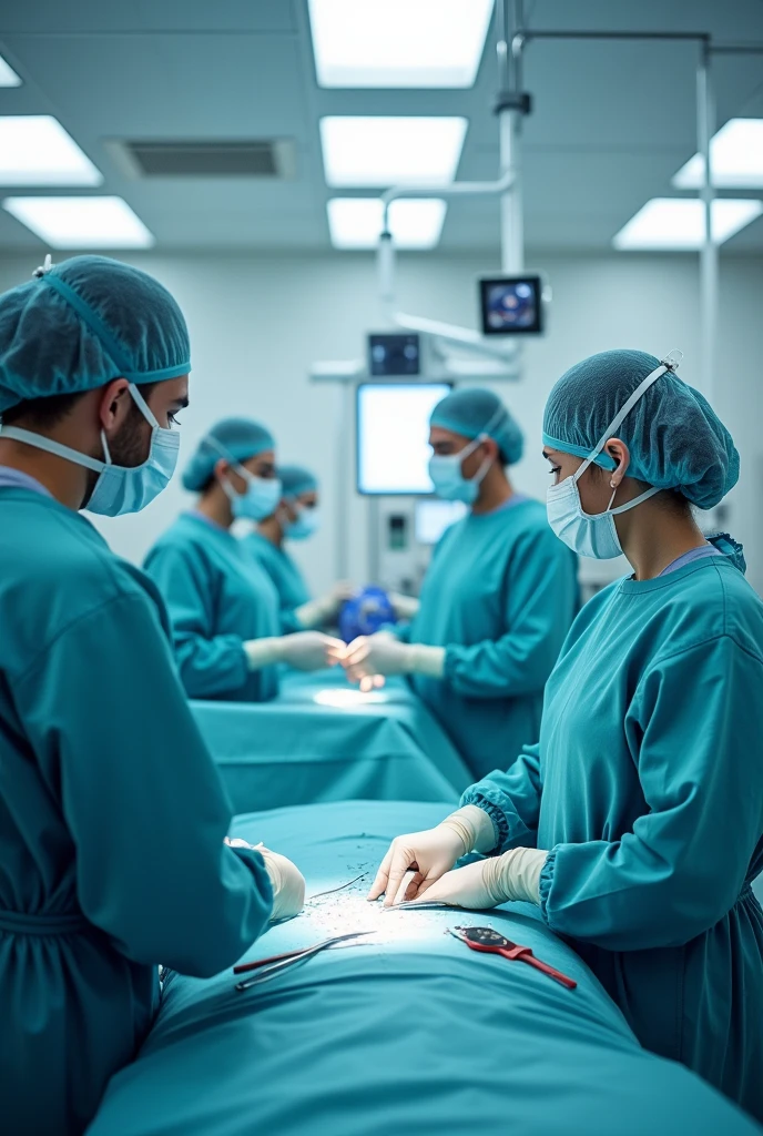 * COMPLY WITH THE ASEPSIS RULES WITHIN THE SURGICAL AREA