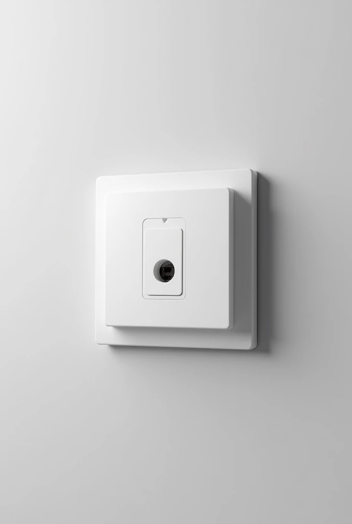 Square fiber optic socket fixed to the wall ftth sfr