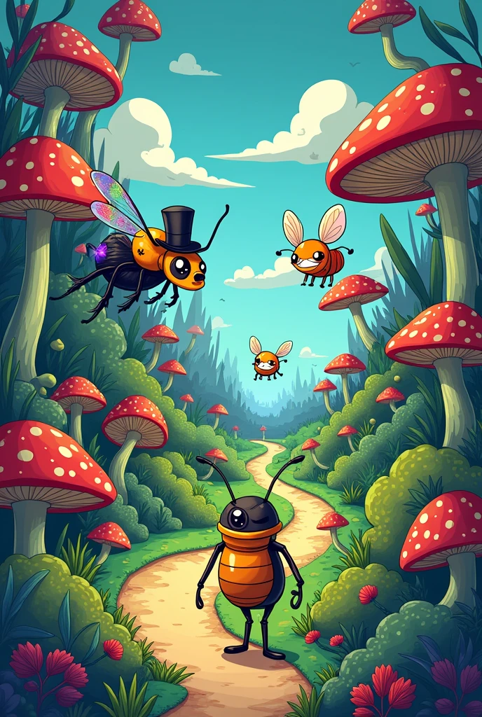 insect world (with art from adventure time )