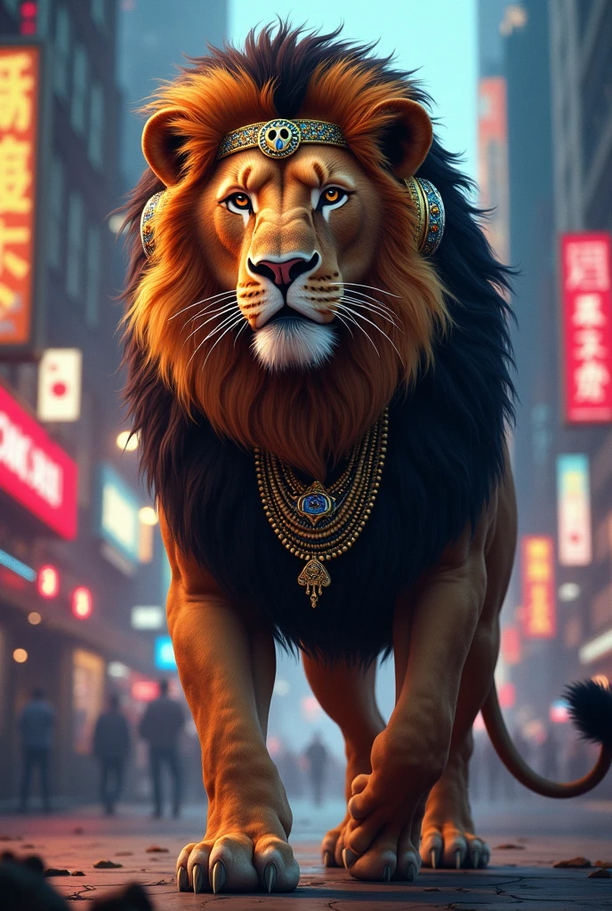 A rapper lion with a mind of his own