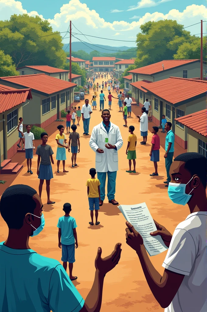 Ebola prevention in a community 