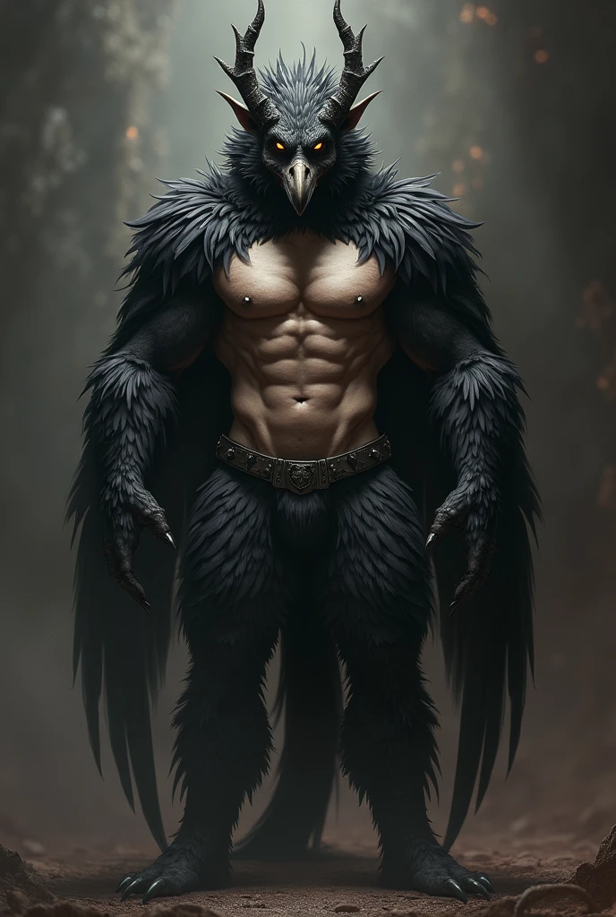 Helluva Boss, Stolas, furry male, anthro, naked, huge ass