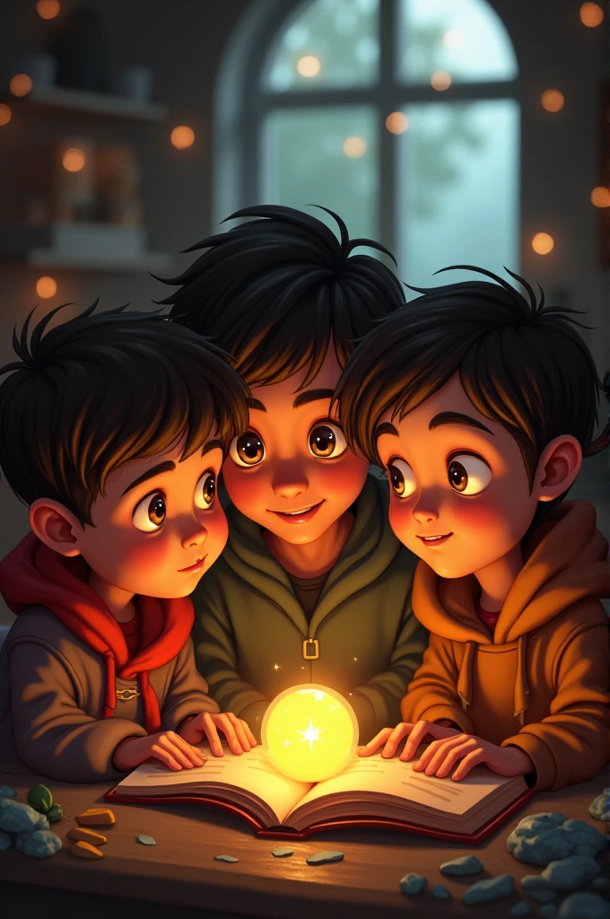 Sammy and Bella gathered around, their eyes sparkling with interest.Sammy, always thoughtful, asked, "Where did you find it, Benny?"Benny hesitated for a moment, feeling a flutter