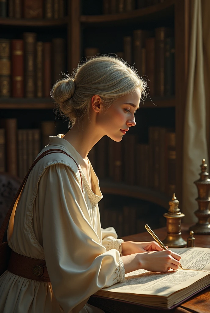 Edesia woman philosopher studying