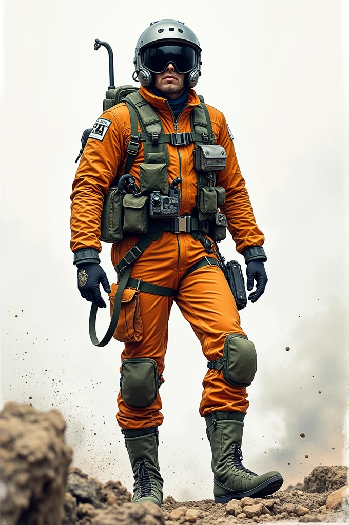 As a drawing of a comic pilot