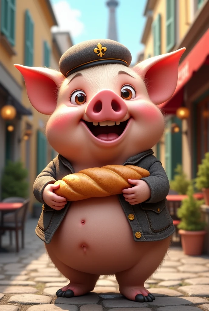 A pig associated with France
