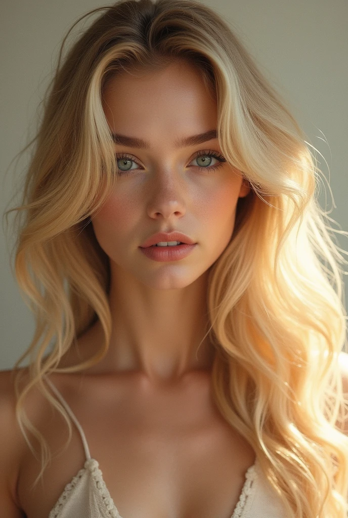 Beautiful and sexy young blonde