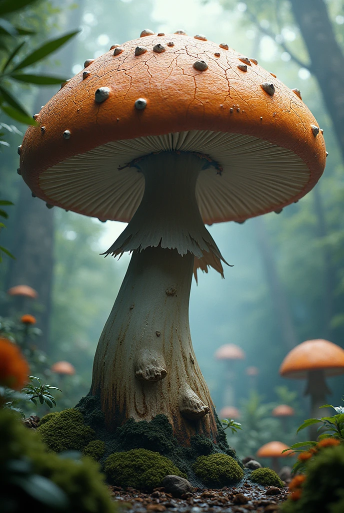 Very epic realistic mushroom